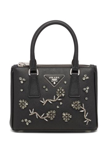 Prada Mini Galleria Handtasche - Schwarz