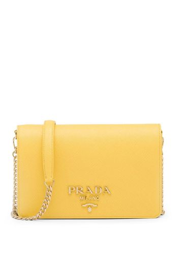 Prada Saffiano-leather mini bag - Gelb