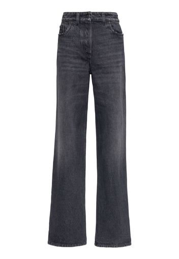 Prada cotton boyfriend jeans - Schwarz