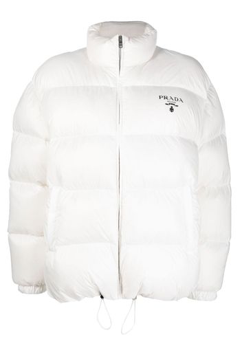 Prada Re-Nylon puffer jacket - Weiß