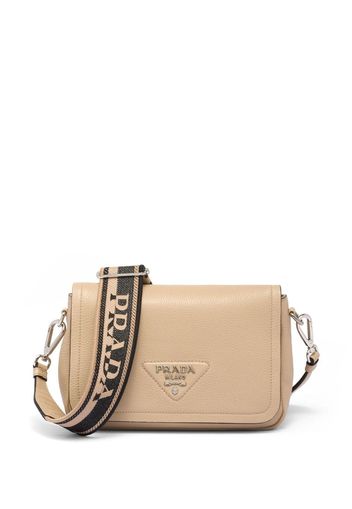 Prada small Flou shoulder bag - Nude