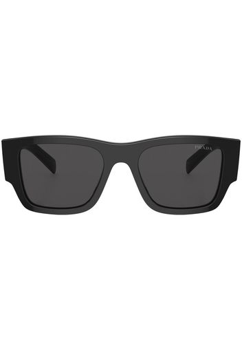Prada Sonnenbrille mit Logo - Schwarz