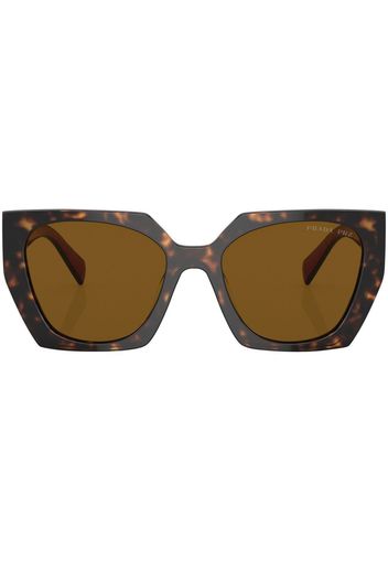 Prada tortoiseshell oversized-frame sunglasses - Rot