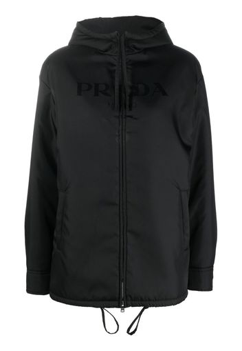 Prada Re-Nylon hooded jacket - Schwarz