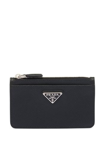 Prada Saffiano leather card holder - Schwarz