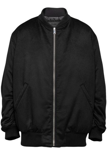 Prada cashmere bomber jacket - Schwarz