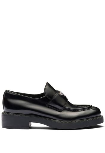 Prada Loafer mit Logo-Schild - F0002 BLACK