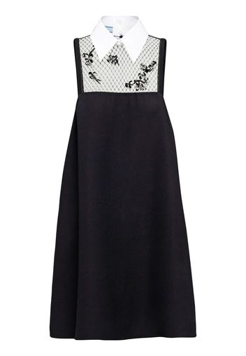 Prada Besticktes Minikleid - Schwarz