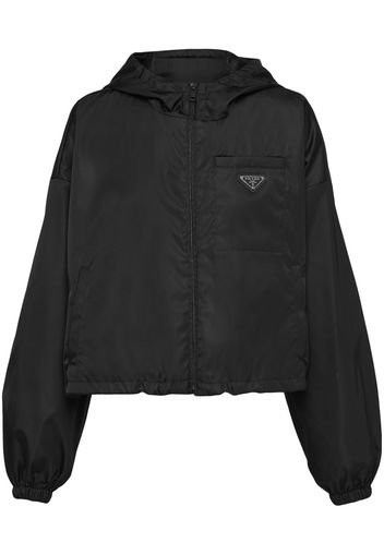 Prada Re-Nylon hooded jacket - Schwarz