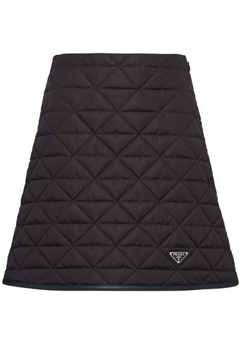 Prada regenerated nylon mini skirt - Schwarz