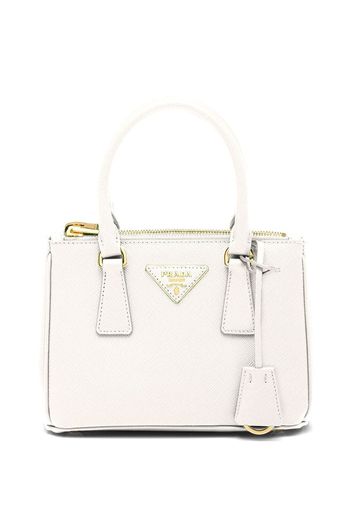 Prada Galleria saffiano leather mini-bag - Weiß