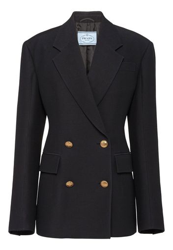 Prada double-breasted tailored jacket - Schwarz