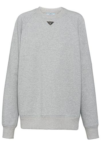 Prada Pullover mit Logo - Grau