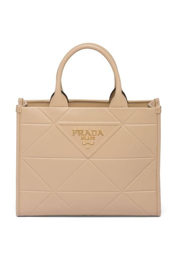 Prada medium leather handbag - Nude