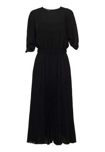 Prada Sunray pleated midi dress - Schwarz