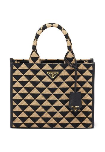 Prada small Symbole tote bag - Schwarz