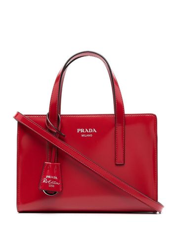 Prada Prada Re-Edition 1995 brushed-leather mini handbag - Rot