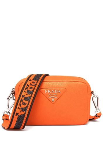 Prada Umhängetasche mit Logo-Schild - Orange