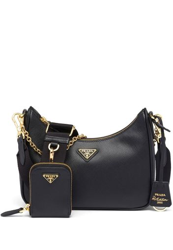 Prada Re-Edition 2005 leather shoulder bag - Schwarz