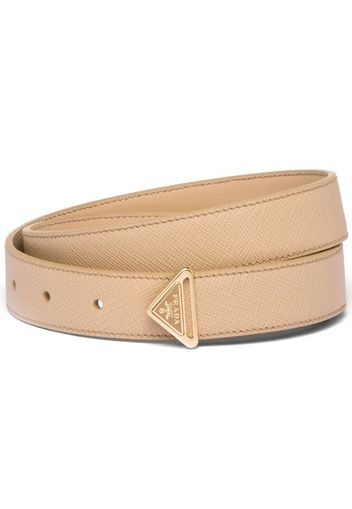 Prada Saffiano leather belt - Nude