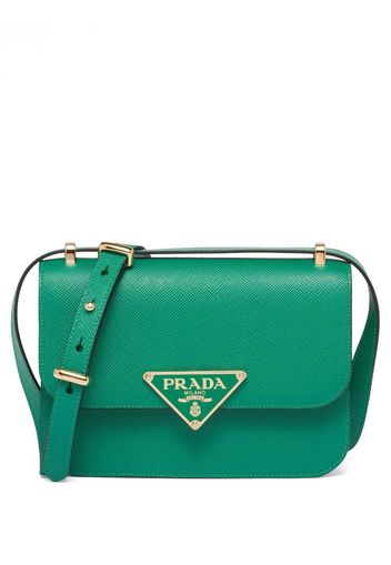 Prada Emblème Saffiano leather shoulder bag - Grün