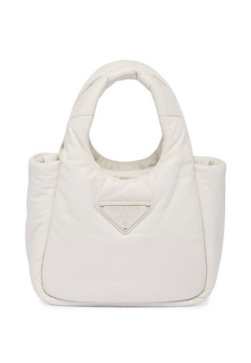 Prada Small Padded leather tote bag - Weiß