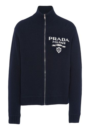 Prada Wool and cashmere cardigan - F0008 NAVY