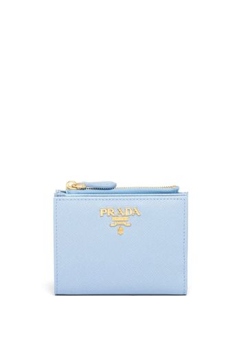 Prada Portemonnaie mit Logo - Blau