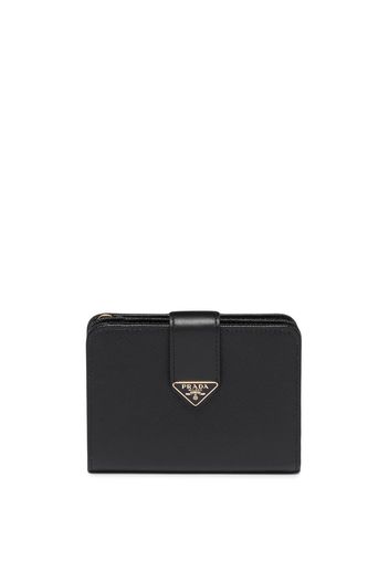 Prada Portemonnaie mit Logo - Schwarz