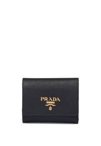 Prada Portemonnaie mit Logo - Schwarz