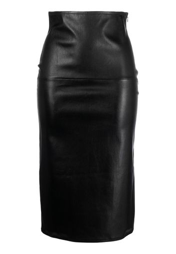 Prada Stretch nappa leather skirt - Schwarz