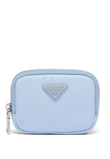 Prada Re-Nylon zip-up wallet - Blau