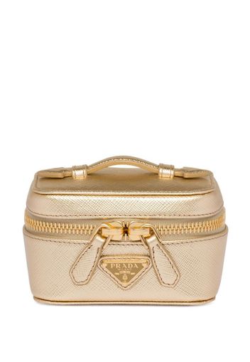 Prada leather make-up bag - Gold