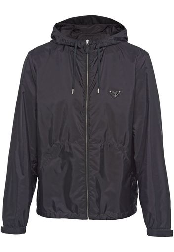 Prada Re-Nylon hooded jacket - Schwarz