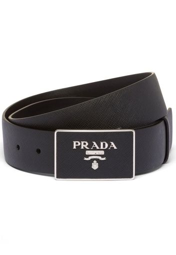 Prada Saffiano leather belt - Schwarz