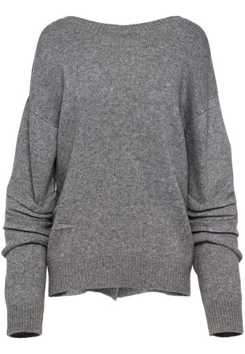 Prada cashmere low-back jumper - Grau