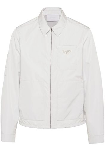 Prada Re-Nylon blouson jacket - Weiß