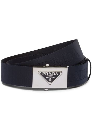 Prada Woven nylon belt - Blau