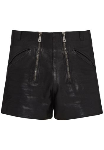 Prada Leather shorts - Schwarz