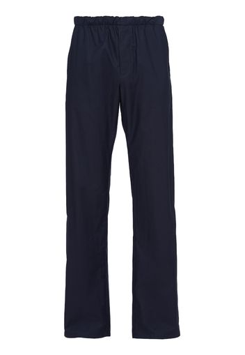Prada four-pocket cotton straight trousers - Blau