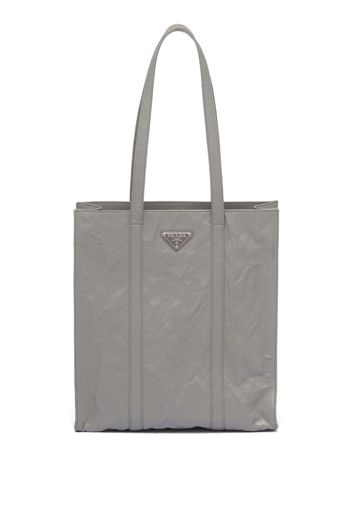 Prada nappa-leather tote bag - Grau