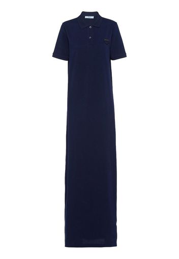 Prada Pikee-Maxikleid - Blau