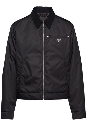 Prada Jacke aus Re-Nylon - Schwarz