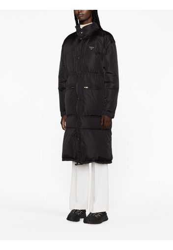 Prada Re-Nylon puffer coat - Schwarz