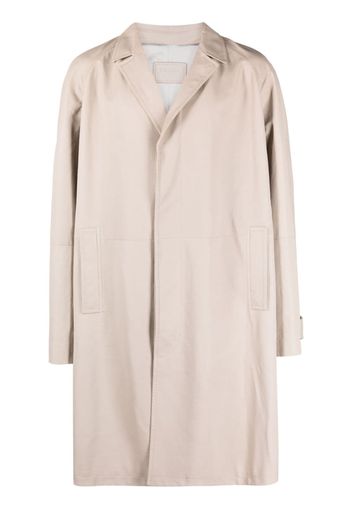 Prada Trenchcoat mit verdecktem Verschluss - Nude