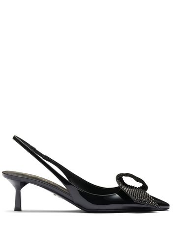 Prada Pumps mit Flechtdetail 60mm - Schwarz