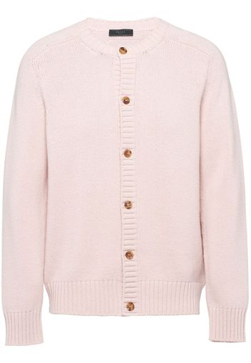 Prada button-fastening long-sleeve cardigan - Rosa