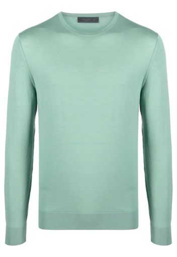 Prada round neck virgin-wool jumper - Grün