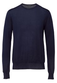 Prada Pullover mit Rundhalsausschnitt - Blau