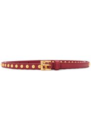 Prada Gürtel mit Nieten - Rot
